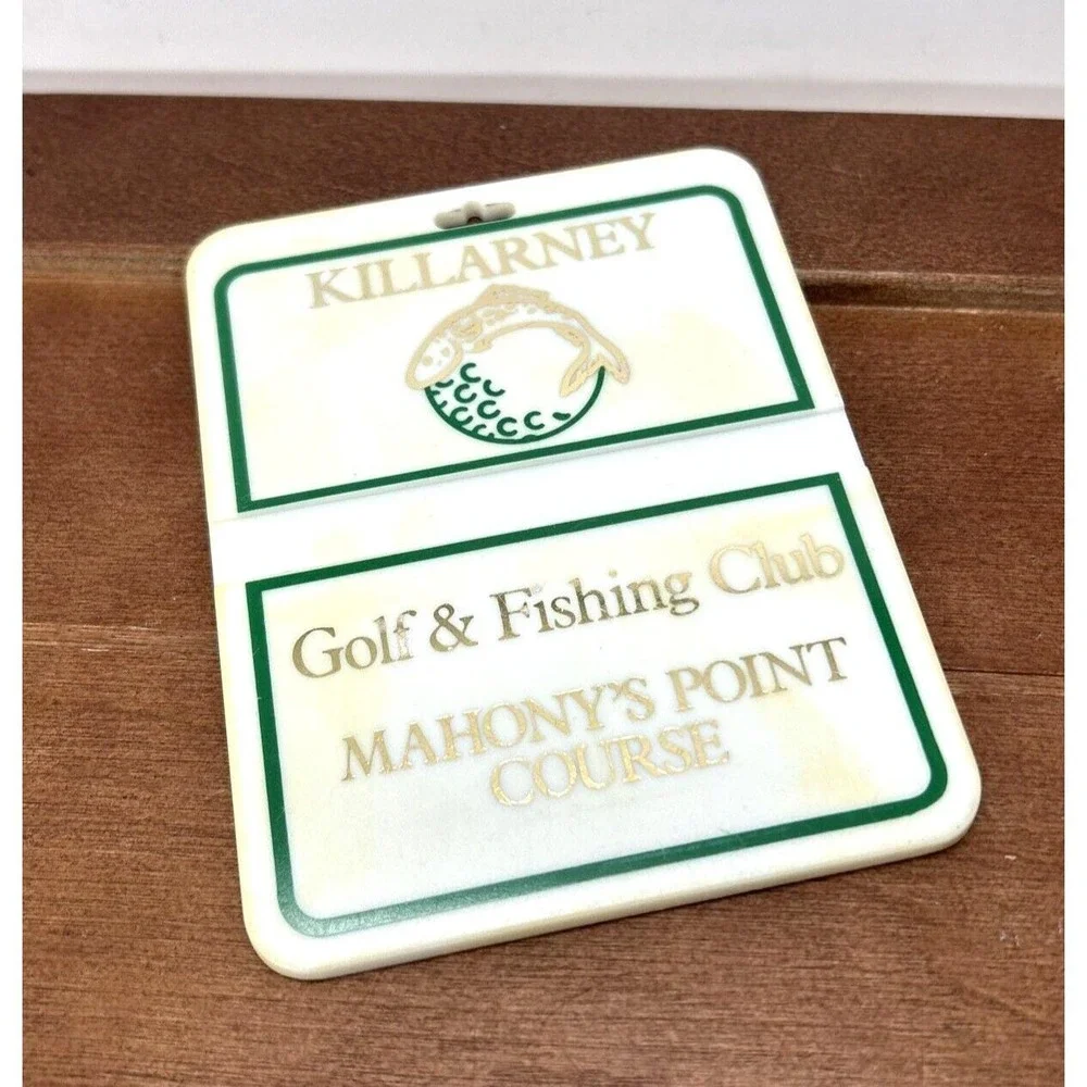Killarney‎ Golf & Fishing Point Course Luggage Bag Tag